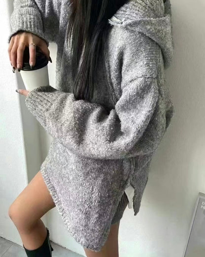 韓國丨連帽拉鍊TOP