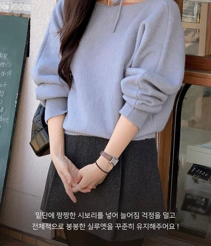 韓國丨RIBBON TIE KNIT