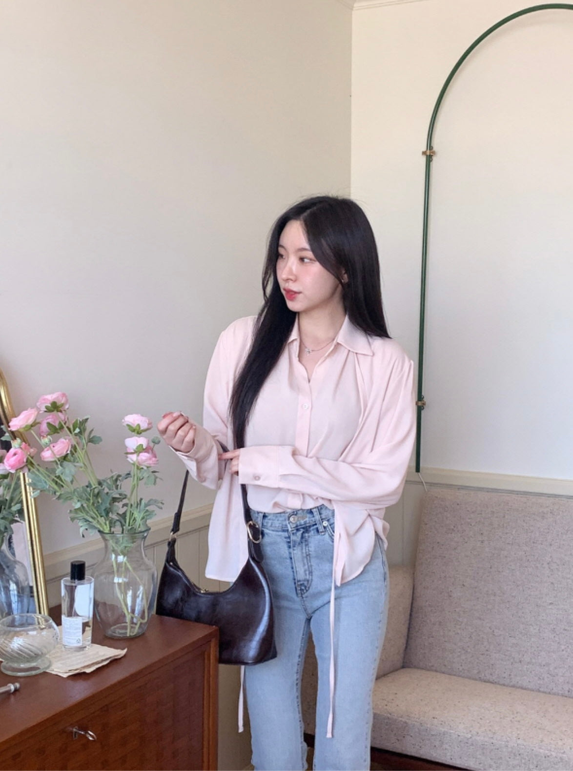 韓國丨翻領綁帶雙層BL