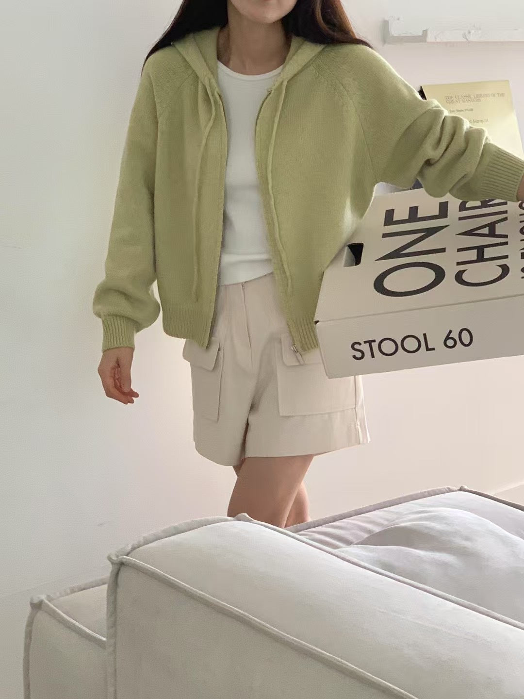 韓國丨連帽拉鍊外套