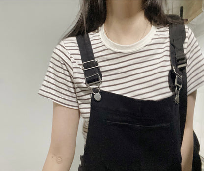 韓國丨BASIC STRIPE TEE