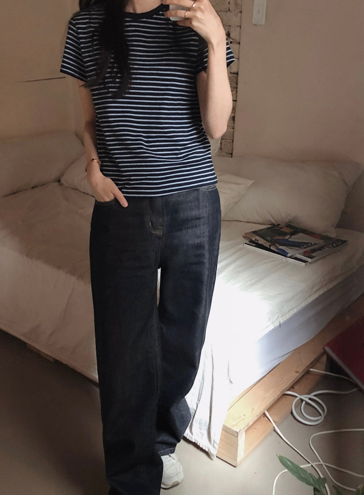 韓國丨BASIC STRIPE TEE