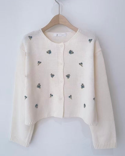 韓國丨花卉刺繡KNIT