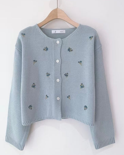 韓國丨花卉刺繡KNIT