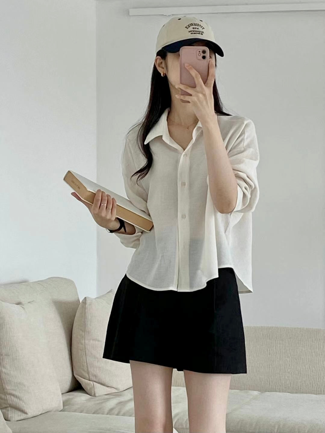 韓國丨肌理感薄襯衫