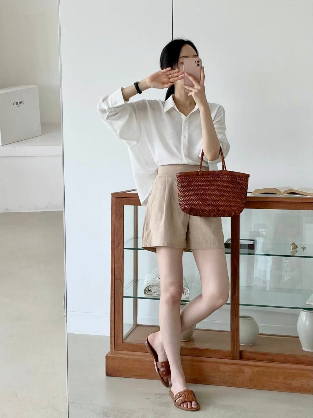 韓國丨肌理感薄襯衫