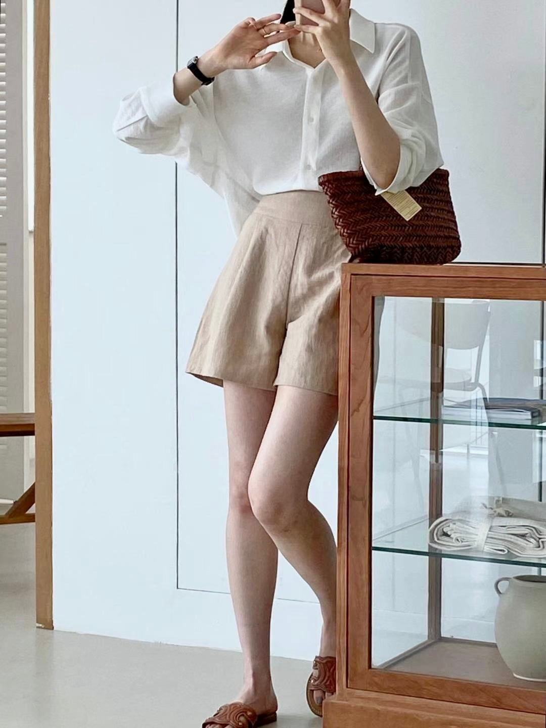 韓國丨肌理感薄襯衫