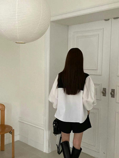韓國丨純色拼袖BL