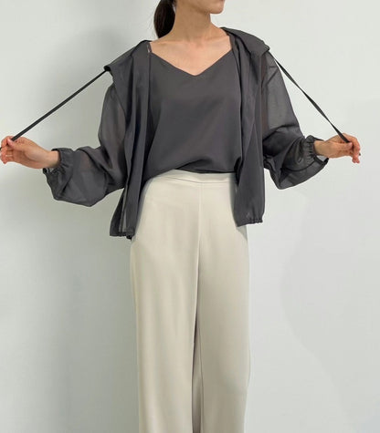 韓國丨SHEER HOODY SET