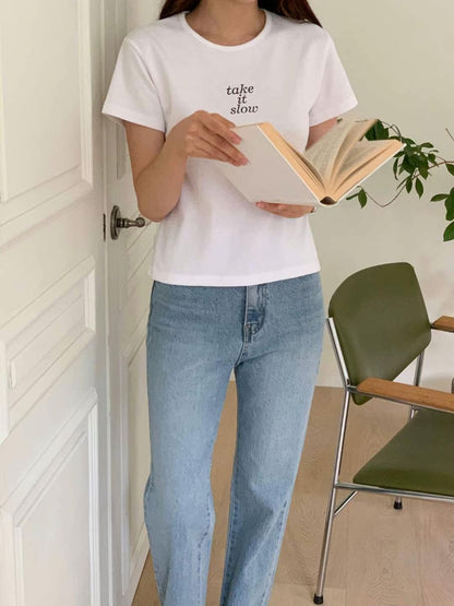 韓國丨TAKE IT SLOW TEE