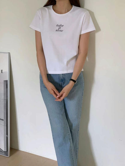 韓國丨TAKE IT SLOW TEE