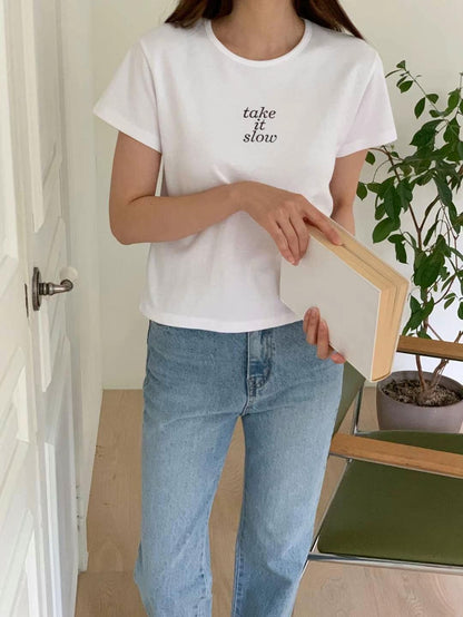 韓國丨TAKE IT SLOW TEE