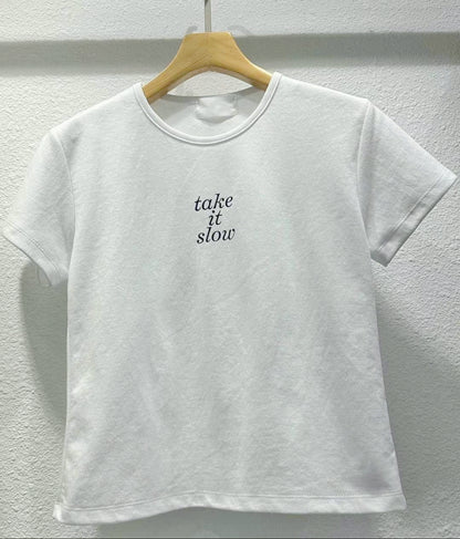 韓國丨TAKE IT SLOW TEE