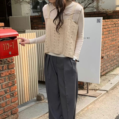 韓國丨2 WAYS 鈕扣背心