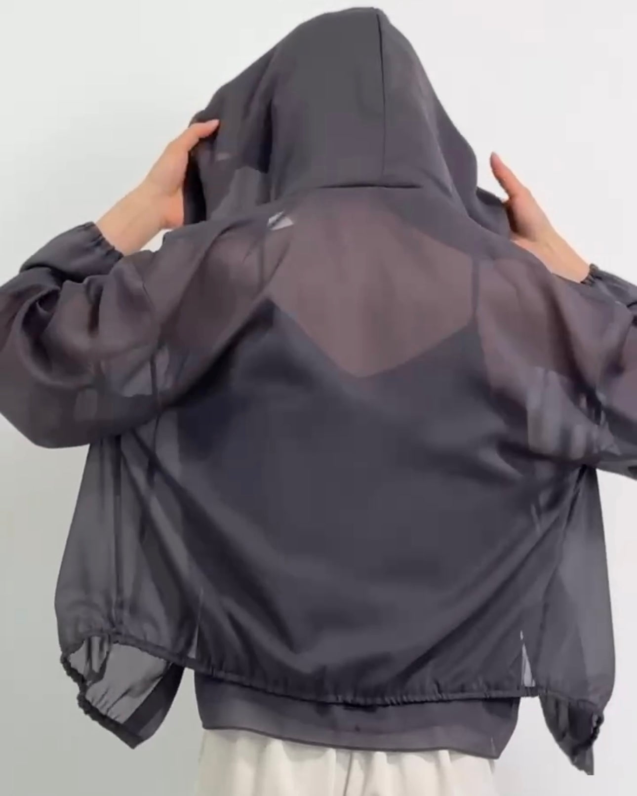 韓國丨SHEER HOODY SET