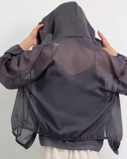 韓國丨SHEER HOODY SET