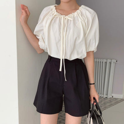 韓國丨PUFF STRING BLOUSE