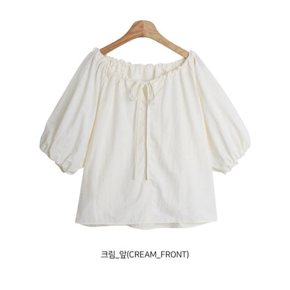 韓國丨PUFF STRING BLOUSE