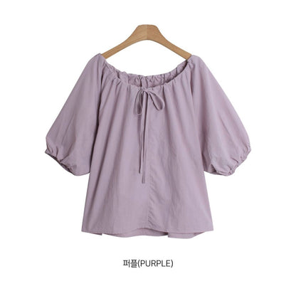 韓國丨PUFF STRING BLOUSE