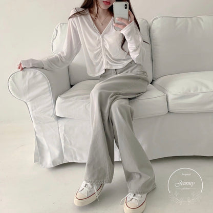 韓國丨純色軟糯外套